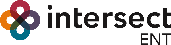 Intersect ENT logo with both text and multicolor geometric shape logo